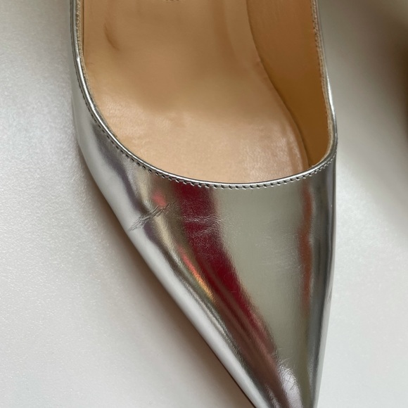 Manolo Blahnik Silver Pumps - Picture 11 of 11